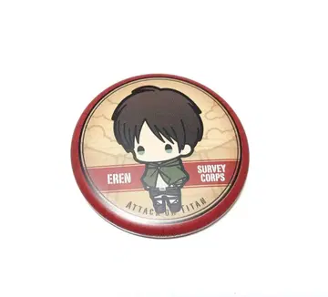 진격의 거인 엘렌 예거 캔뱃지 캐릭터 배지