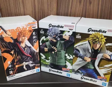 Grandista 이치고 카카시 미나토 피규어 3체 세트