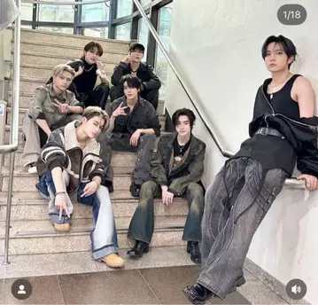 정품 EGONLAB 랩스커트 ENHYPEN 희승 착용