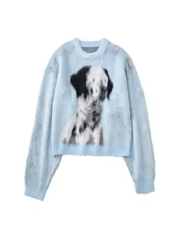 Knuth Marf dalmatian shaggy knit unisex