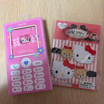 헬로키티 키티 앞머리 클립 양말 생큐마트 돈키호테