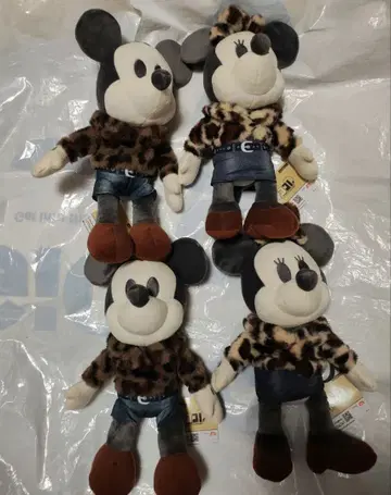 디즈니 데코콜레 애니멀 레오파드 BIG 봉제 인형 2종 컴플리트