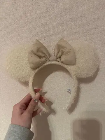 디즈니 2025 머리띠 화이트