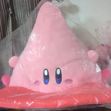 별의 커비 삼각형 볼록 쿠션 커비 풍선 마스코트 컬러풀 스토어