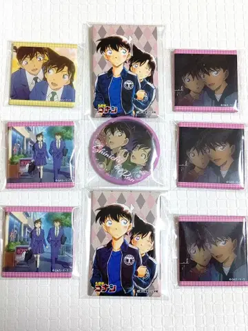 명탐정 코난 신이치&란 캔뱃지 묶음 판매