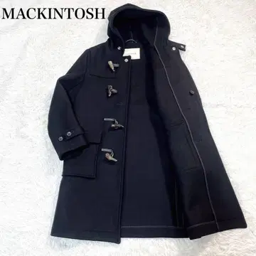 미사용급 매킨토시 더플 코트 아우터 블랙 38 영국제