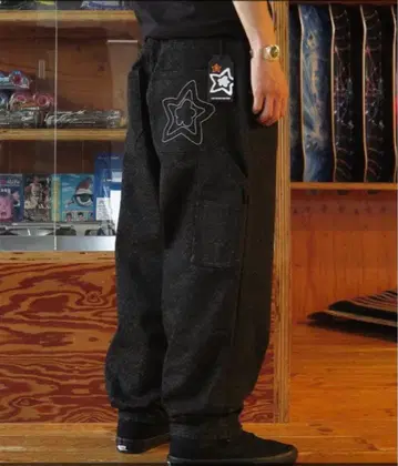 스타 팀 레오파드 데님 32