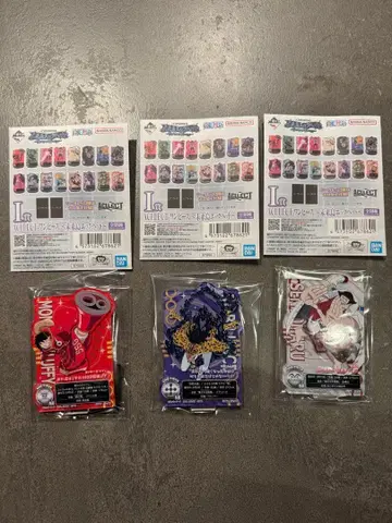 제일복권 원피스 미래섬 에그헤드 I상 3종 세트