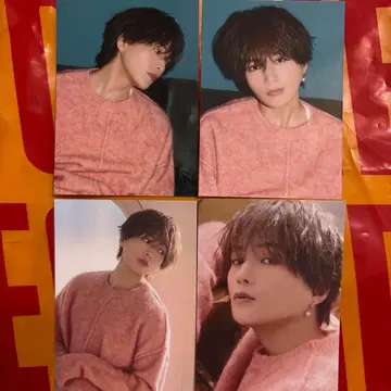 야기 유세이 쭉쭉 트레이딩 카드 4장 세트