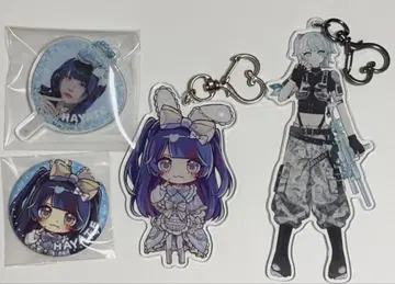 하야테 아크릴 키링 캔뱃지