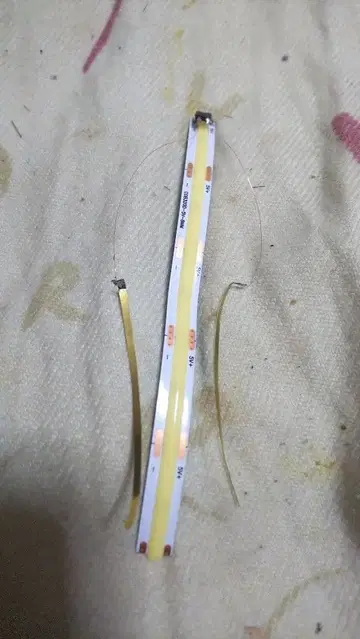 철도 모형 N 게이지 기차용 실내등 화이트 10량분