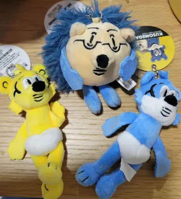 KUSOMEGANE 동료들 봉제 인형 3종 세트입니다!