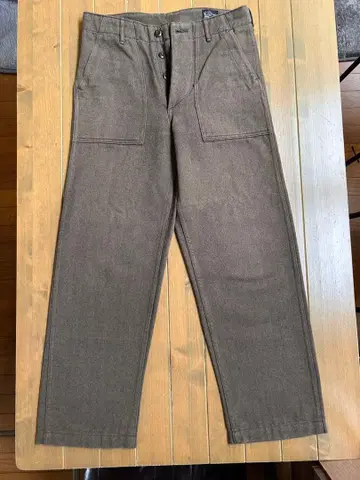 오어슬로우 베이커 팬츠 울