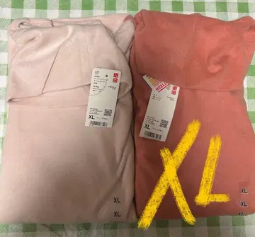 유니클로 히트텍 플리스 터틀넥 T XL 사이즈 2장 세트