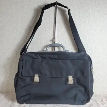 SAZABY 사자비 2WAY 나일론 숄더백 브리프 케이스 블랙