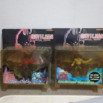 데빌맨 한정판 피규어 세트 코믹 버전 2개 세트