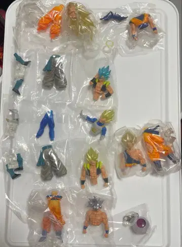 드래곤볼 가챠가챠 피규어 6개 세트