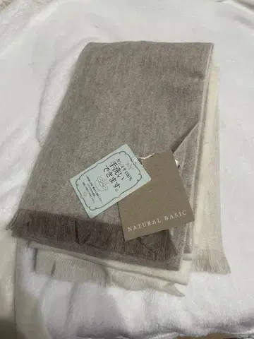 내추럴 베이직 캐시미어 100% 롱 스톨