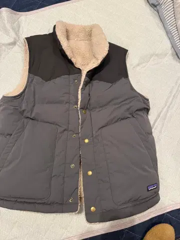 patagonia 그레이 다운 베스트