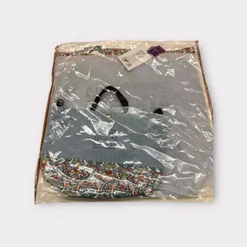 키노쿠니야 미사용 새상품 리버티 프린트 백 & 미니백 라이트 블루