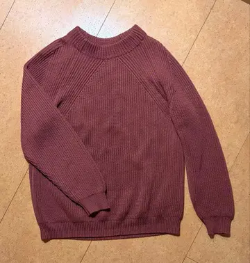 [ BATONER 바토너 ] 20AW 시그니처 모크넥 니트 M