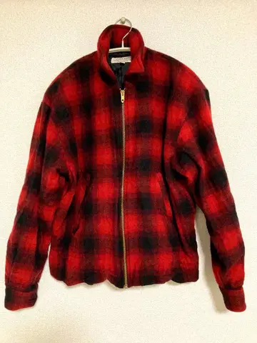 Timpanogos 체크 울 자켓 L 사이즈