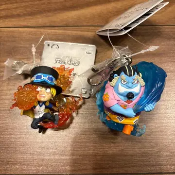 원피스 피규어 키링 vol.5 사보 진베이 2개 세트