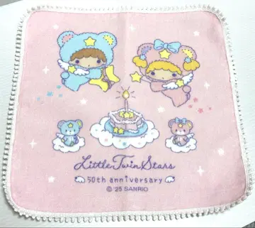 새상품 리틀트윈스타 키키라라 별하늘의 엔젤 손수건 미니 타월