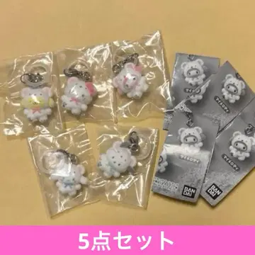 산리오 포근포근 스노우 마커 액세서리 컴플리트 세트 5종 세트