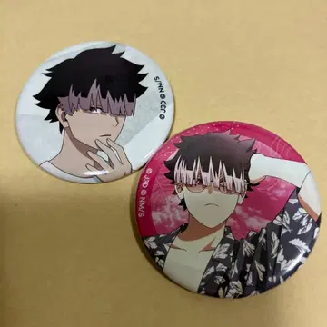 괴수8호 나루미 겐 캔뱃지 여름 베이스야드 각 1점