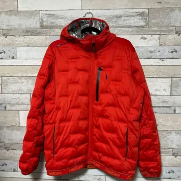 FieldCare 워크맨 다운 자켓 L 사이즈 빨간색