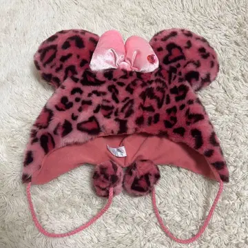 디즈니 레오파드 무늬 팬캡