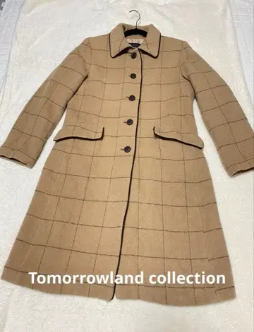 TOMORROWLAND Collection 체크 무늬 울 코트