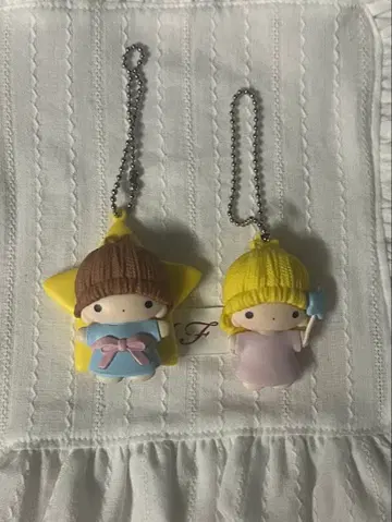 시크릿 미니어처 참 리틀트윈스타 키키라라 마스코트 키링