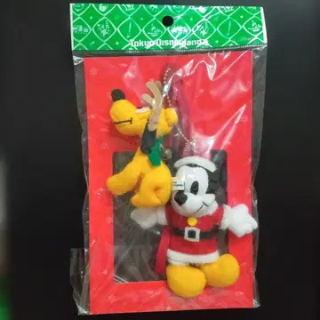 미키마우스 플루토 크리스마스 스트랩