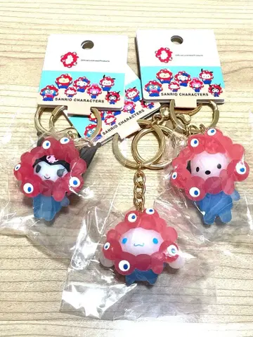 산리오 캐릭터 아크릴 키링 3개 세트