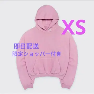SKYLRK CLOUD PINK ZIP HOODIE XS 사이즈