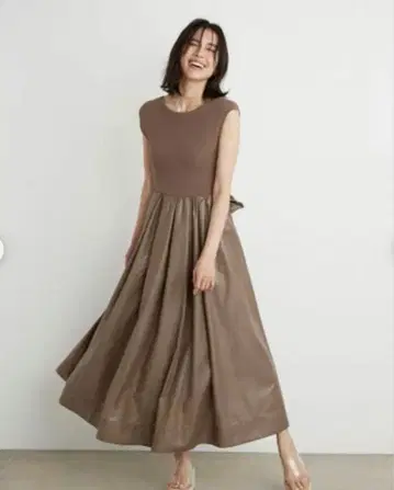 SNIDEL 니트 도킹 원피스