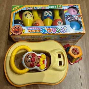 호빵맨 완구 세트 보조 변기 볼링