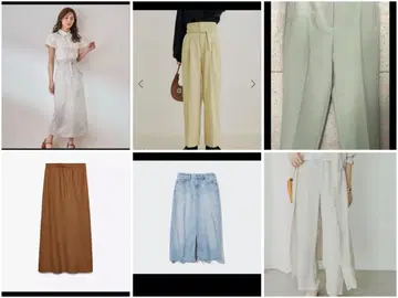 묶음 판매 하의 6세트 스커트 & 팬츠 ZARA 유니클로 VIS