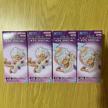 원피스 월드 컬렉션 기어 5 SPECIAL 루피 4체 세트 초판