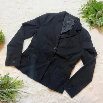 퍼스트 리뷰 블랙 테일러드 자켓 비즈니스 깔끔함 M 사이즈