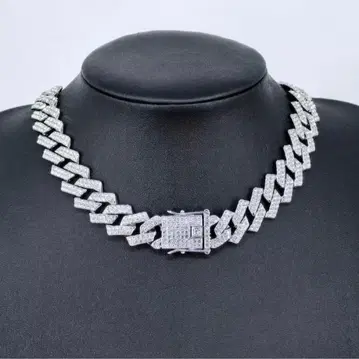 고져스 목걸이 키헤이 체인 지르코니아 반짝반짝 실버 1