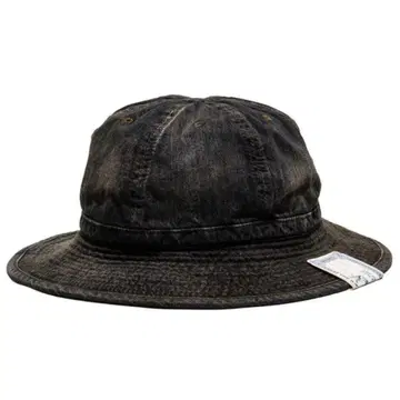 HWdog&co VINTAGE DENIM FATIGUE HAT Black