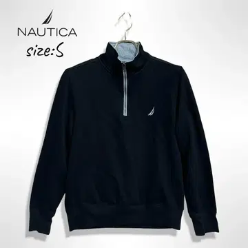 노티카 남성용 하프 지퍼 맨투맨 플리스