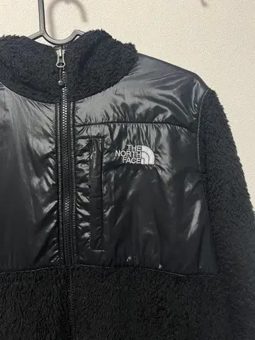 THE NORTH FACE 보아 플리스 x 나일론 절개 자켓 블랙