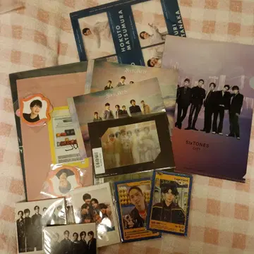 SixTONES 굿즈 세트 포토 카드 포함