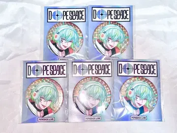 파라라이 미코시바 켄타 DOPE SPACE BIG 캔뱃지 5개 세트