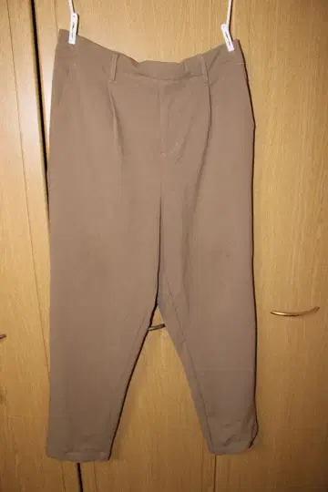 라운지웨어 브라운 슬랙스