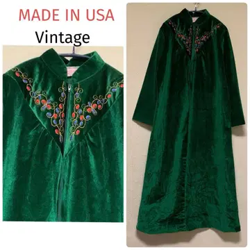 빈티지 레트로 USA 베로아 원피스 자수